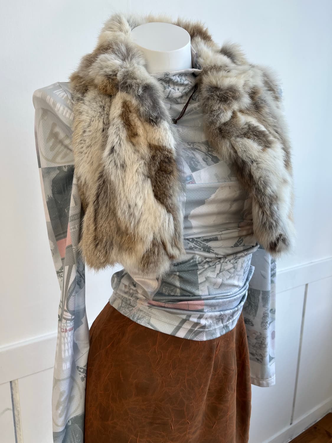 마블 퍼 조끼 상품이미지6