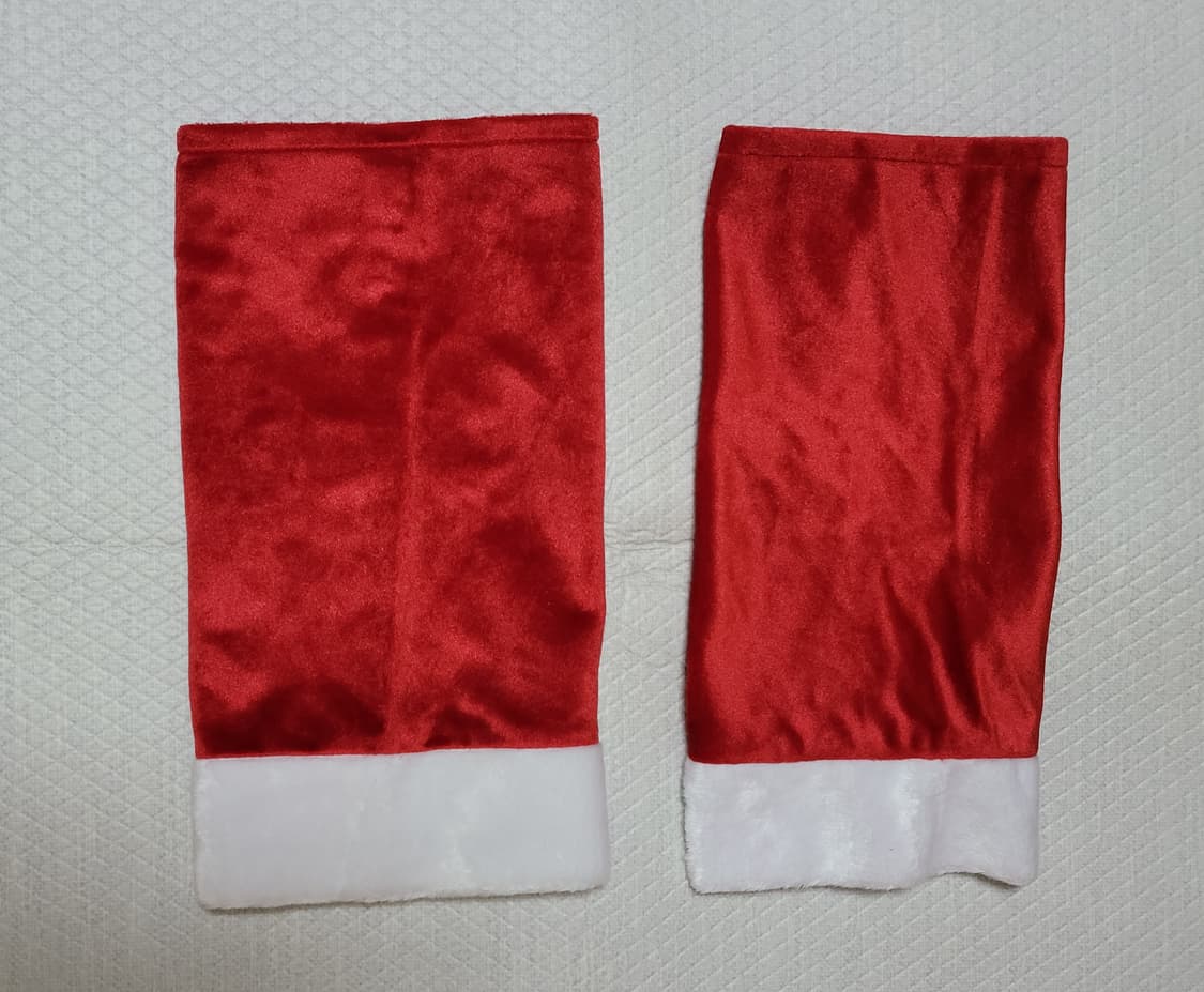 산타복 코스프레 의상 원피스 망토 모자 가방 레그워머 세트 크리스마스 상품이미지7