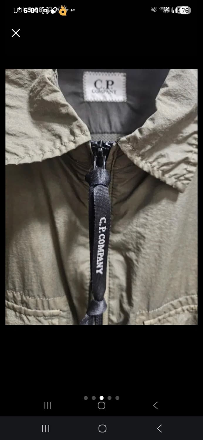 cp 컴퍼니 나일론 자켓셔츠 M  상품이미지3