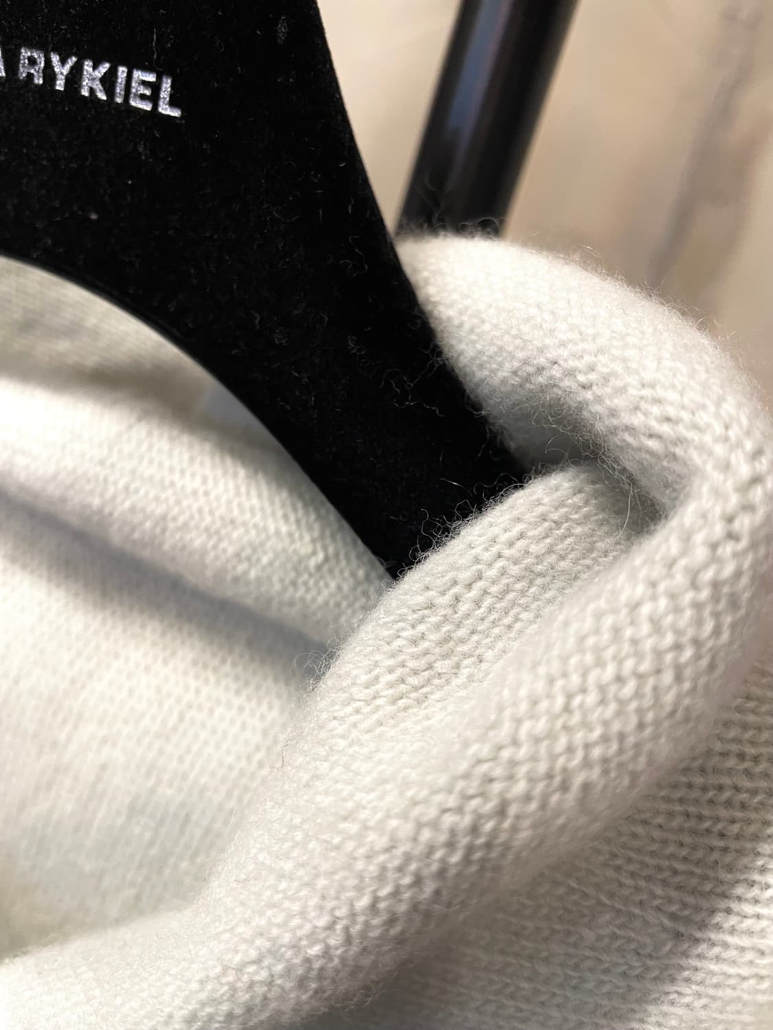 캐시미어 100% 숄 크롭 후드 상품이미지8