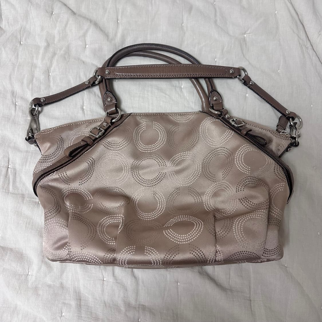 코치 Coach 시그니처 패턴 토트백 숄더백 빈티지 y2k 보부상 상품이미지4