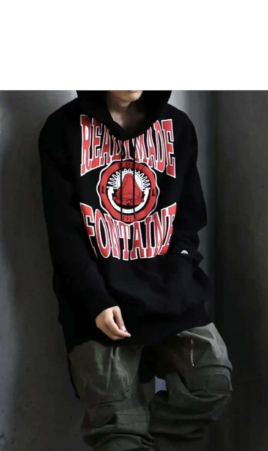 @새상품@ 레디메이드 로고 후디 블랙 상품이미지2