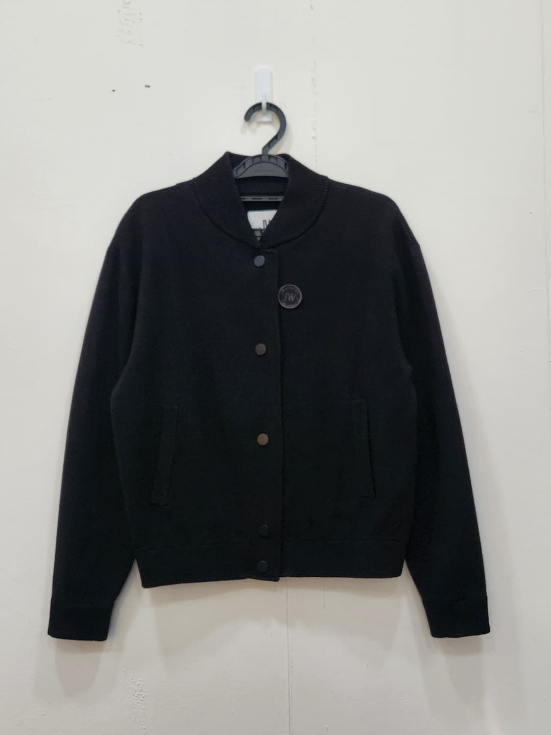[44] 제이슨우 블랙 니트 봄버 자켓 44~55사이즈 상품이미지1