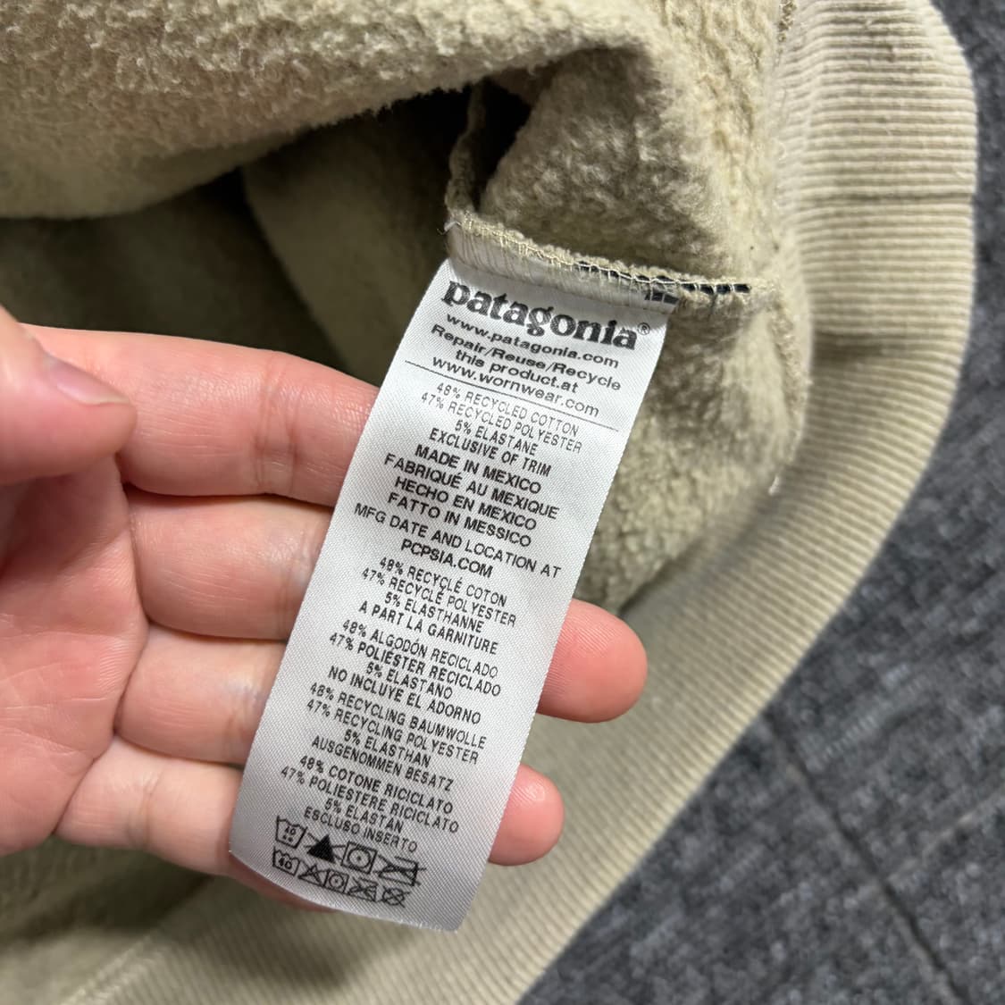 파타고니아 피츠 로이 호라이즌 맨투맨 상품이미지5