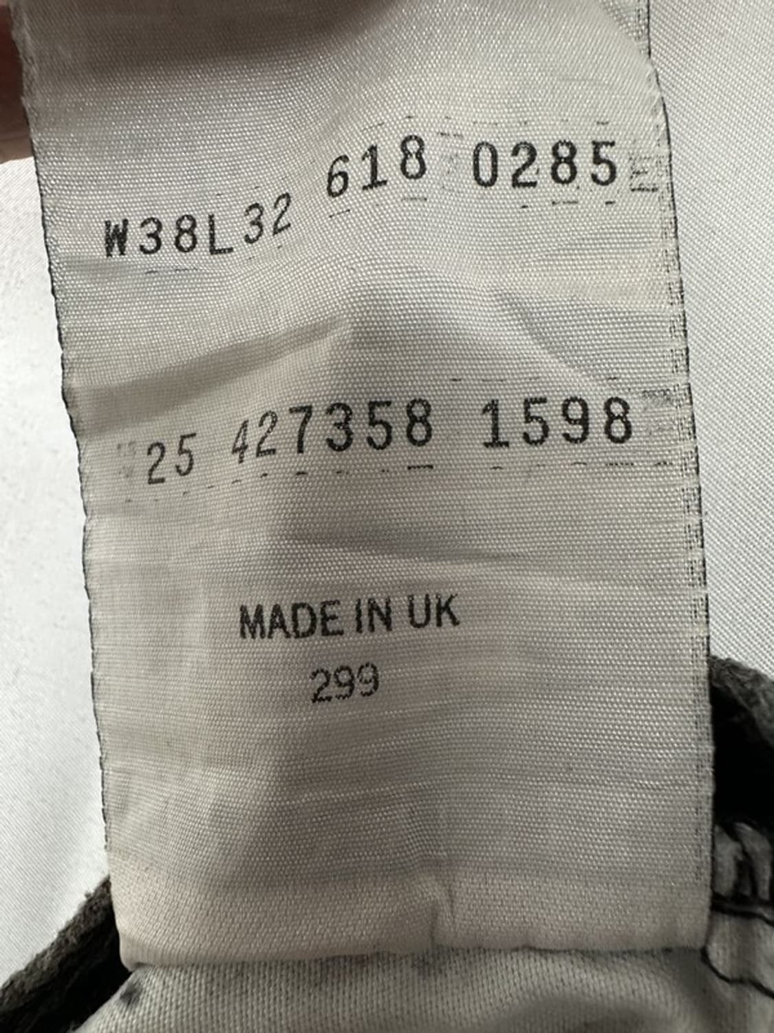 [W38L32] LEVI'S 리바이스618 90s UK 오렌지탭 빈티지 상품이미지7