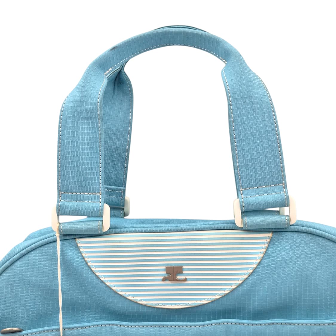 90s 꾸레쥬 스포티 나일론 스카이 3way 볼링백 상품이미지2