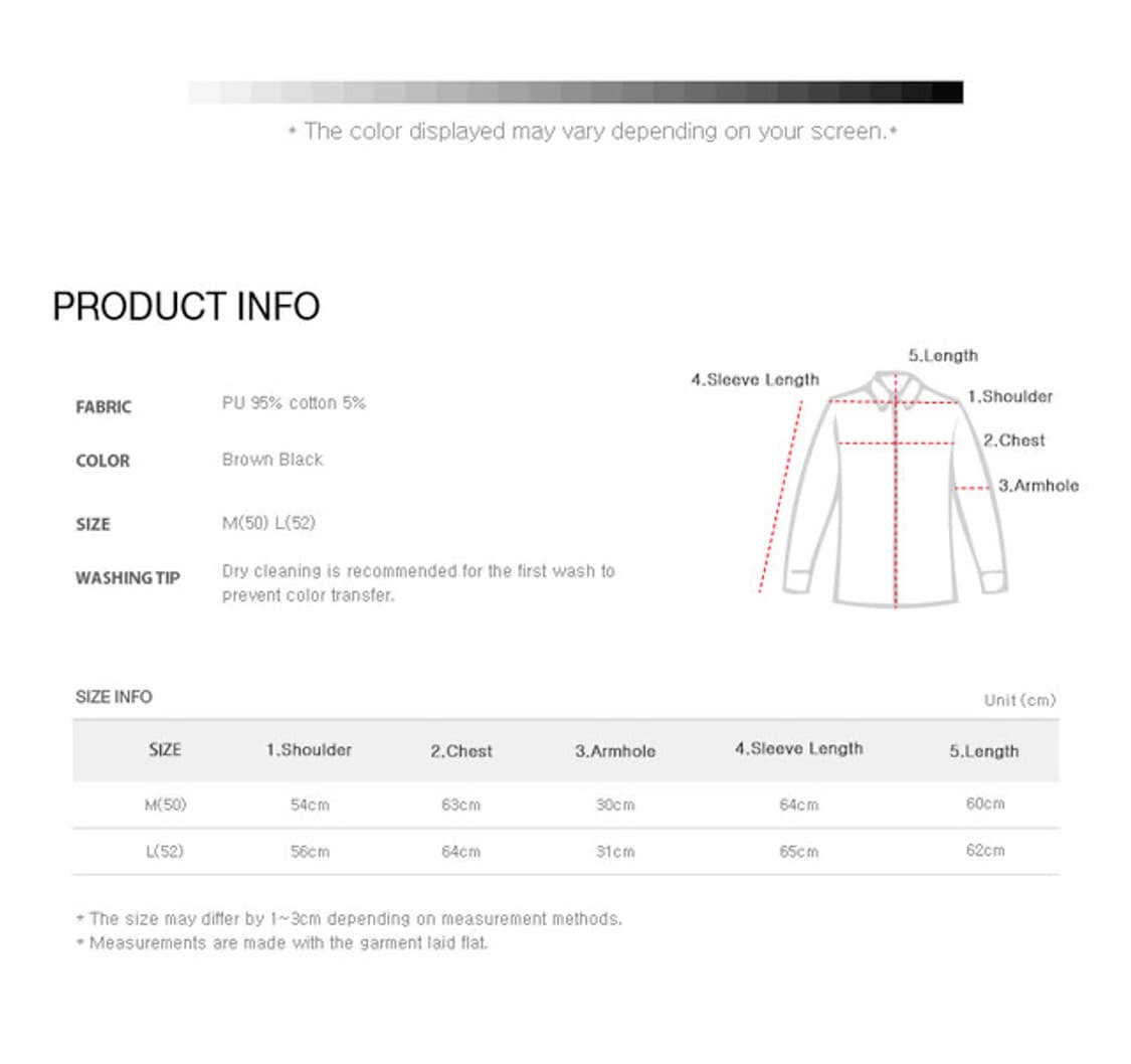 로우칸 크랙 숏 무스탕 블랙 상품이미지5
