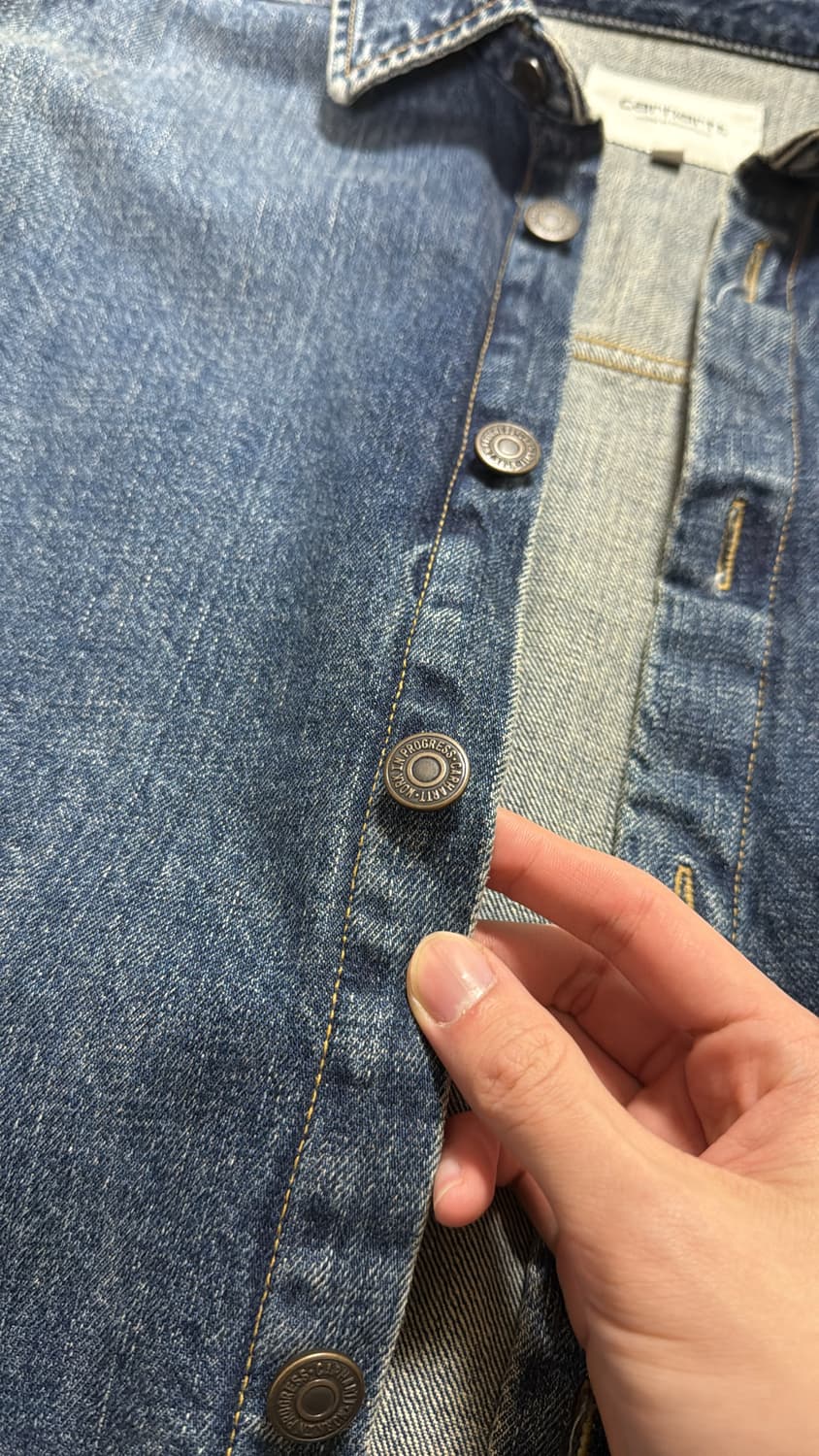 칼하트 Carhartt LOVILIA SHIRT JAC S 단종데님자켓 상품이미지3