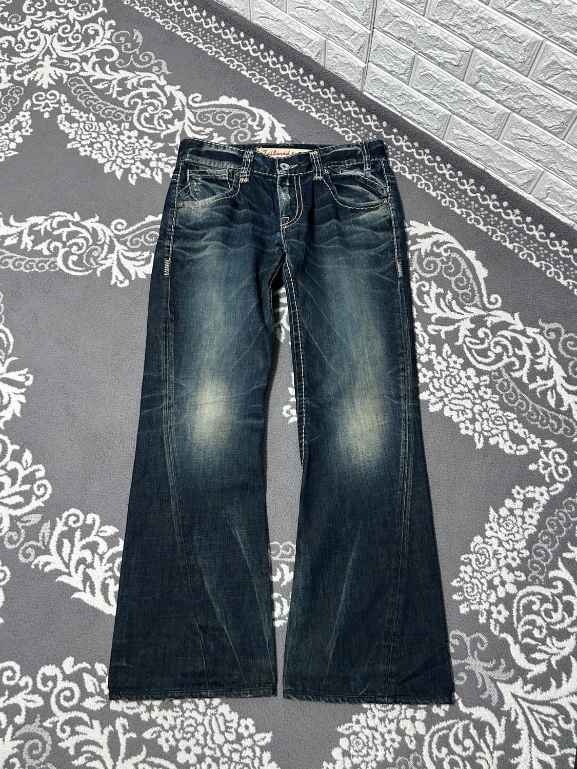 버커루 스파이럴 데님 팬츠 상품이미지2