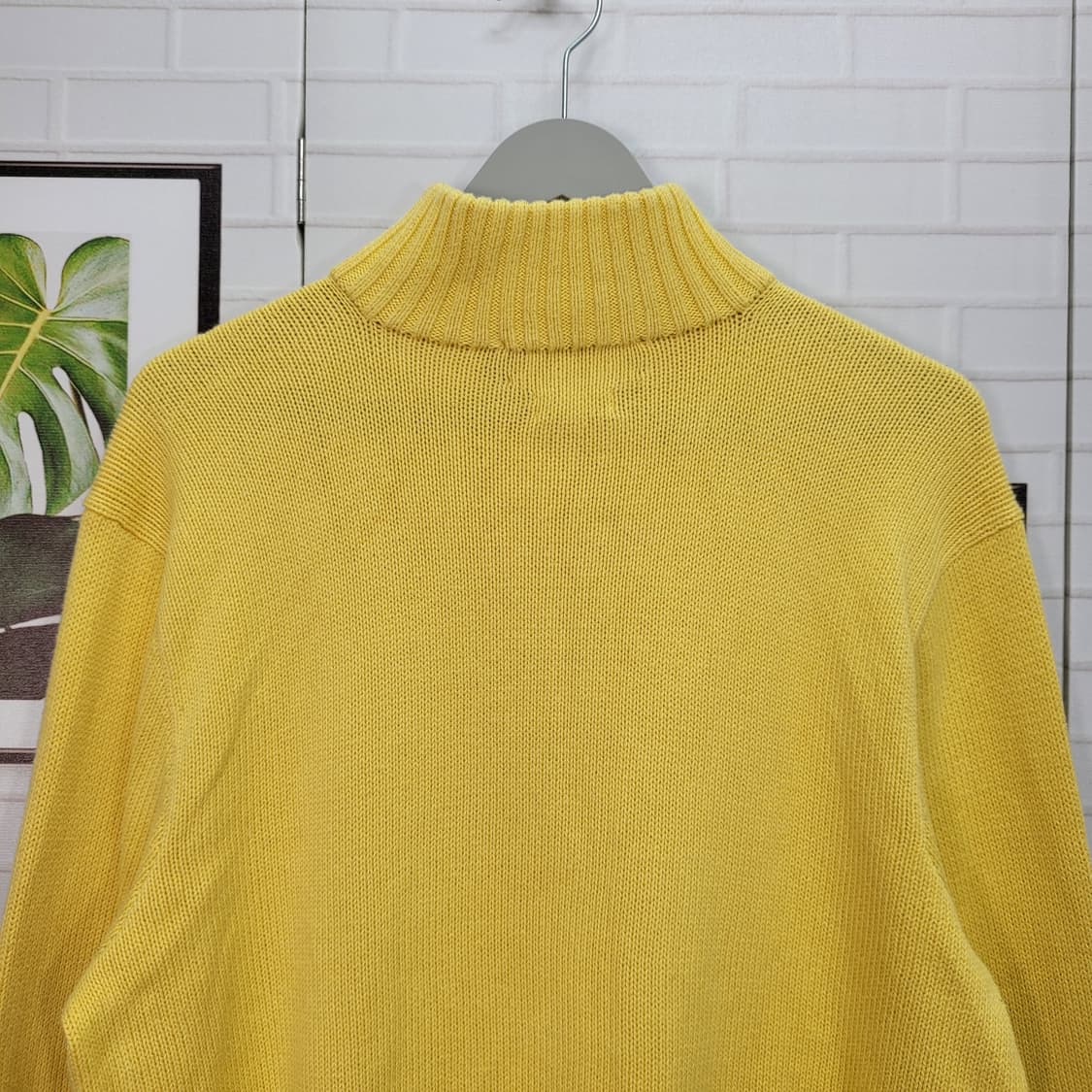 폴로랄프로렌 피마 코튼100% 반집업 긴팔 니트 스웨터 XL사이즈 상품이미지6