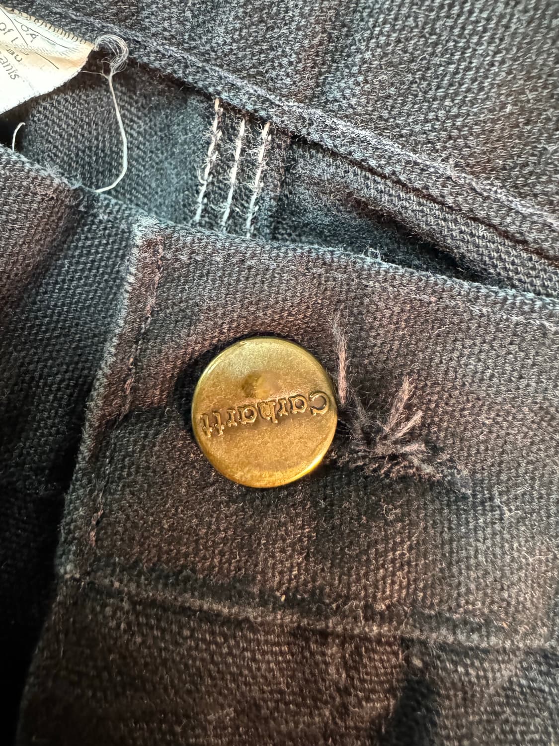 [35] 칼하트 싱글니 팬츠 블랙35x30 상품이미지6