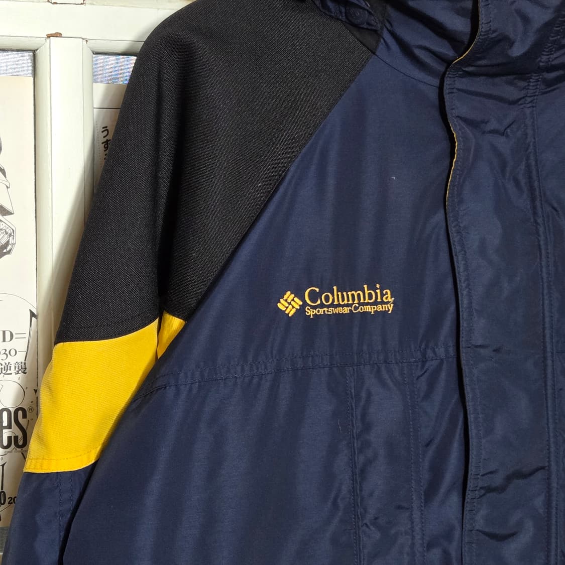 컬럼비아 네이비 고프코어 플리스 투웨이 바람막이 자켓 상품이미지4