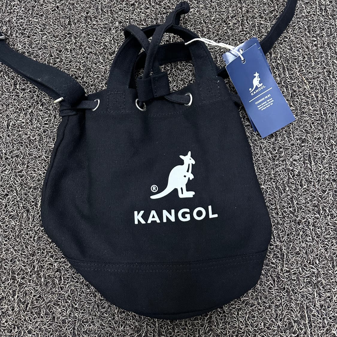 [새상품] KANGOL 캉골 캔버스 미니 복주머니 여성 크로스백 가방  상품이미지2