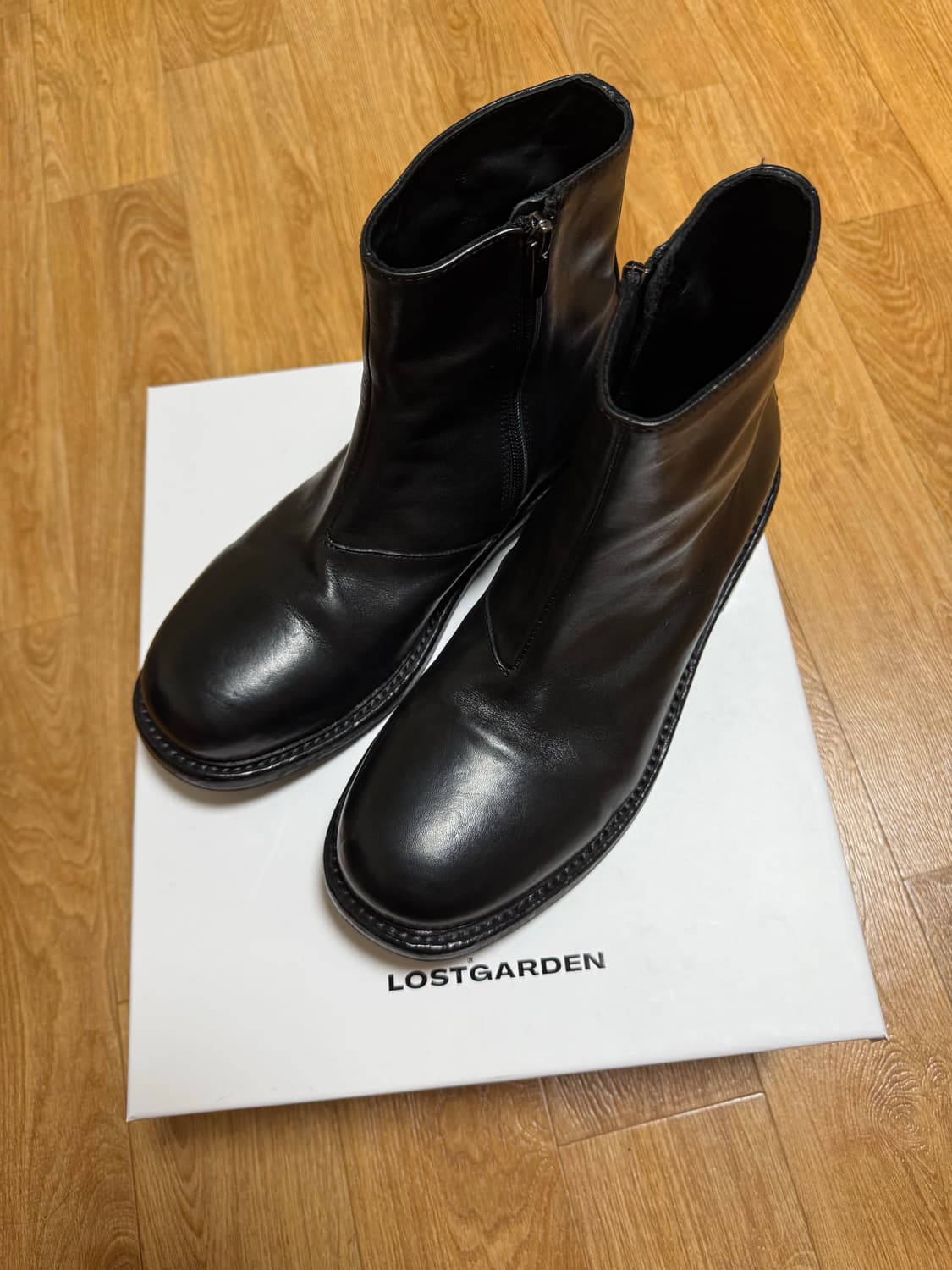 로스트가든 UNIFORM Washed Boots Black 40.5 상품이미지1