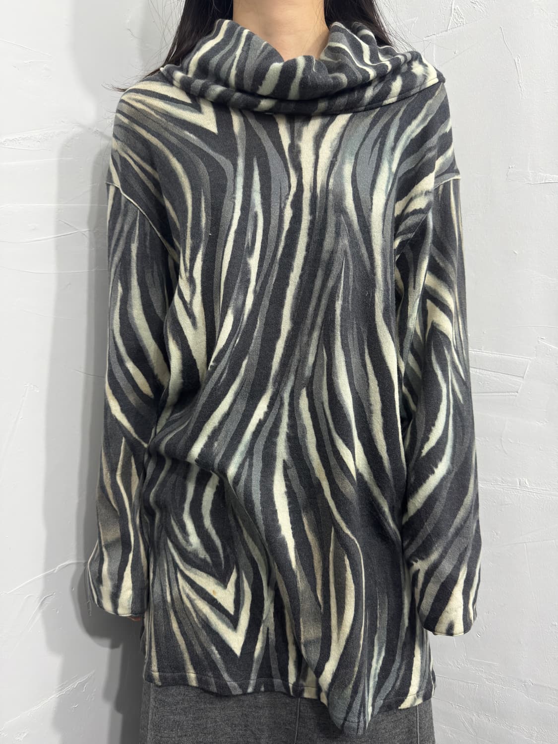 chamois royal pattern knit top 상품이미지1