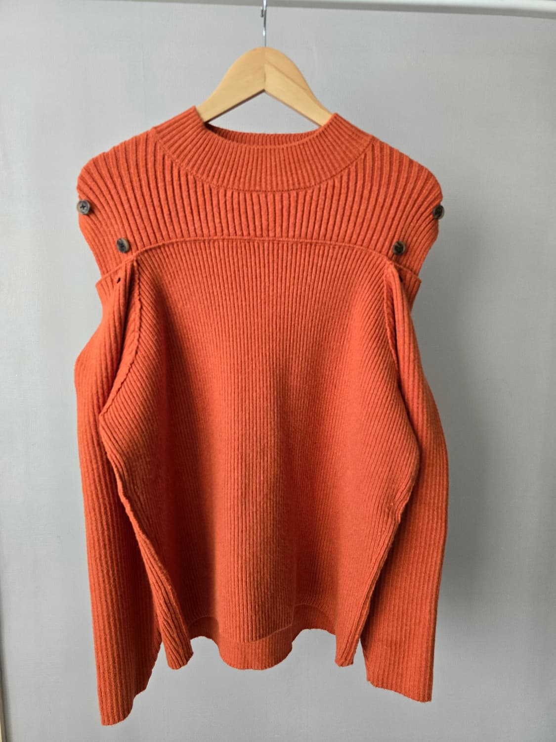 MOUSSY 오픈 숄더 루즈 니트 상품이미지3