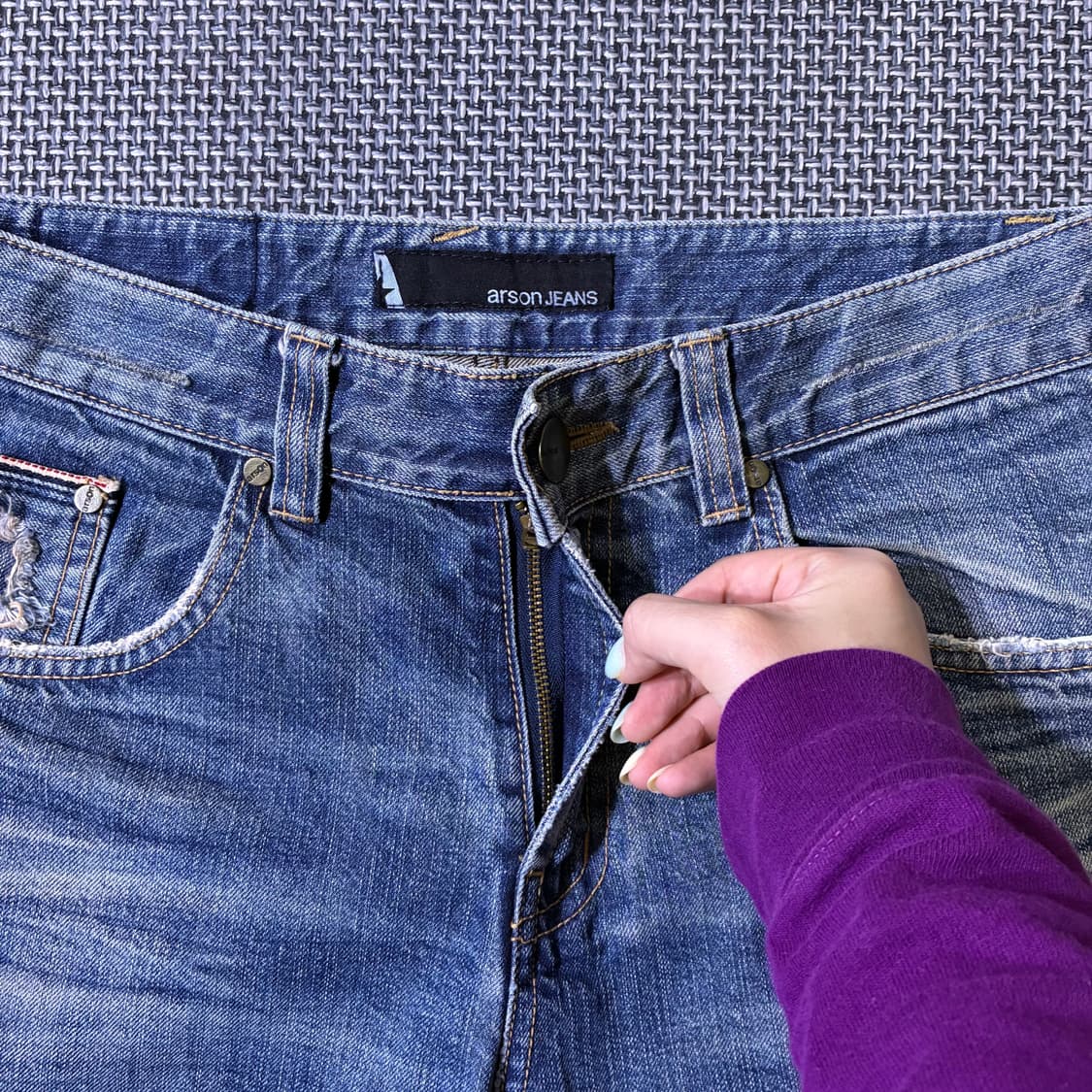 빈티지 Arson Jeans 데님 하프팬츠(kold_8530) 상품이미지3