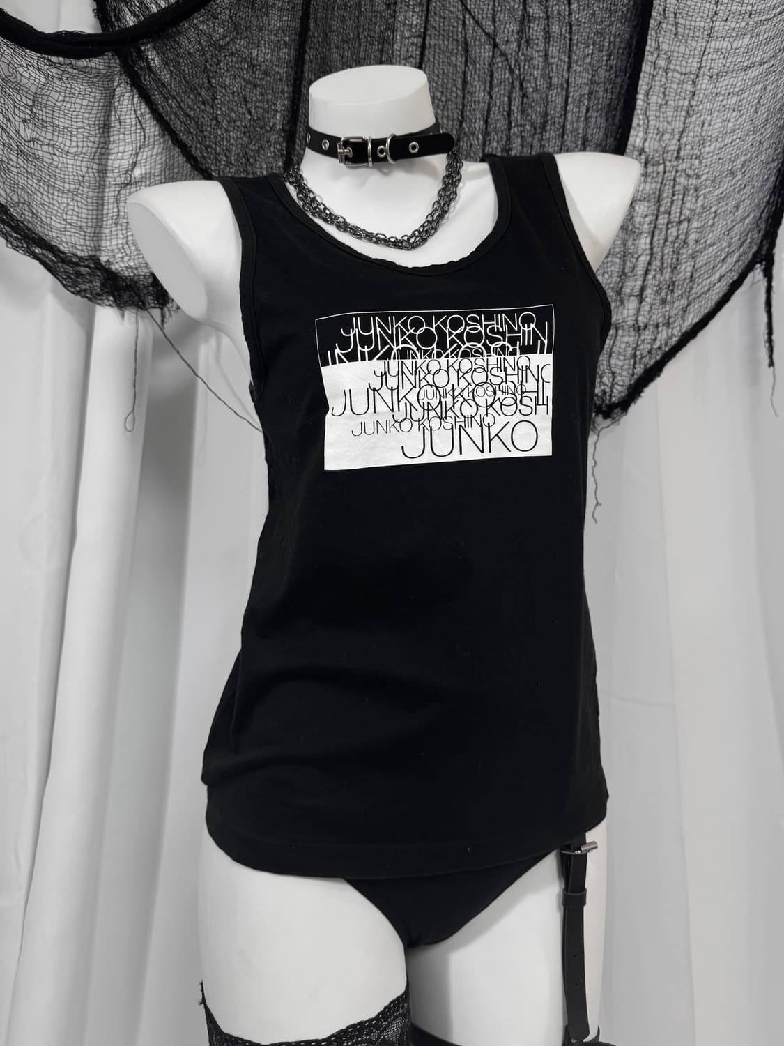 lettering sleeveless 상품이미지3