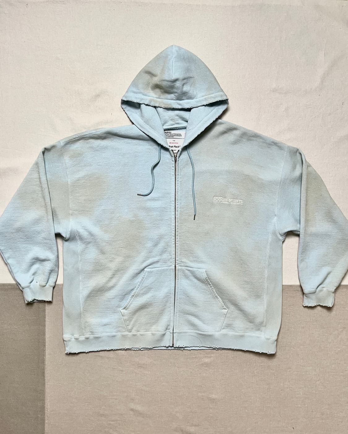 다이리쿠 포니보이 후드집업 dairiku 21aw 더티워싱 상품이미지1