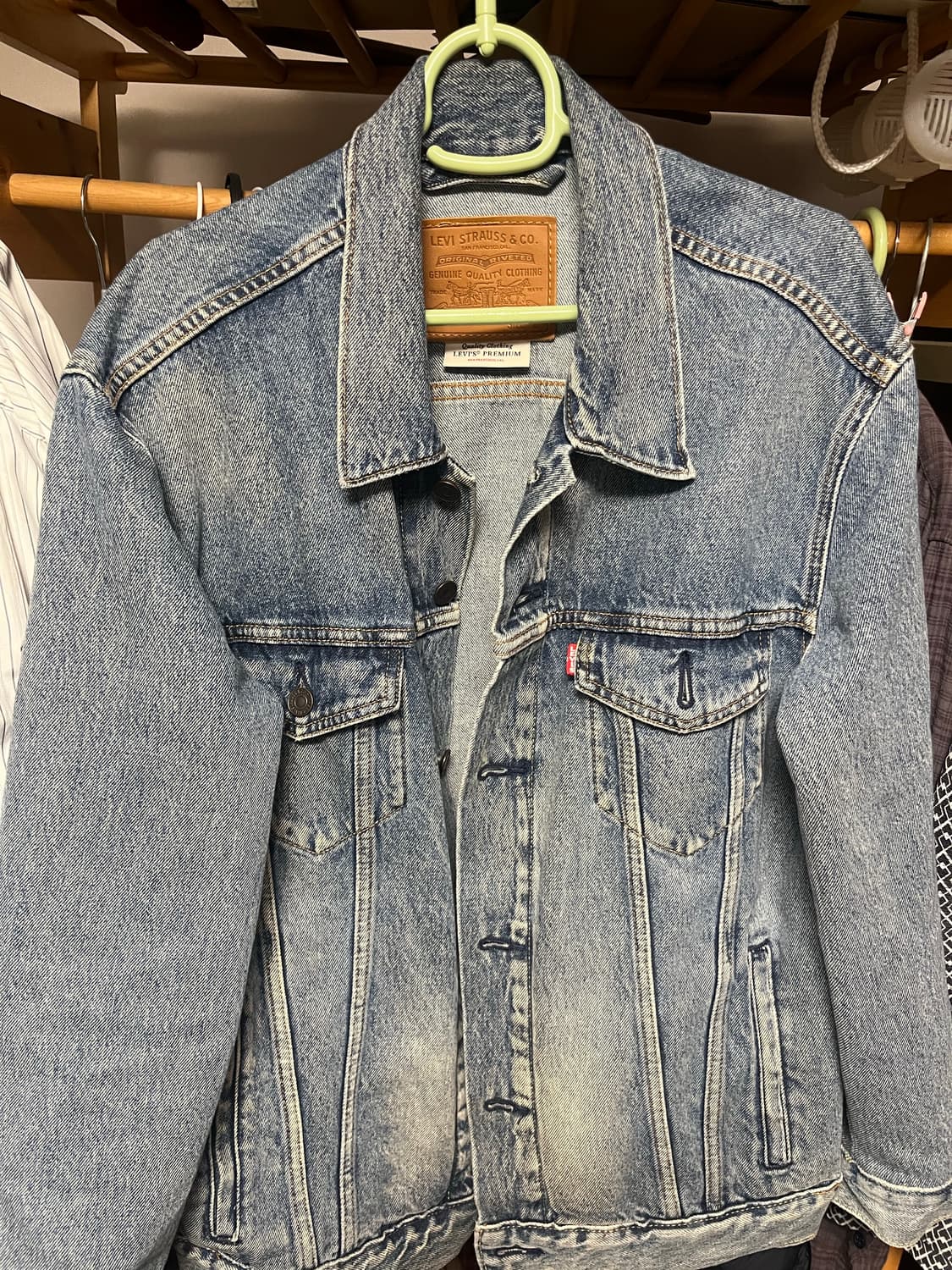 리바이스 데님자켓 상태 매우좋음 상품이미지1