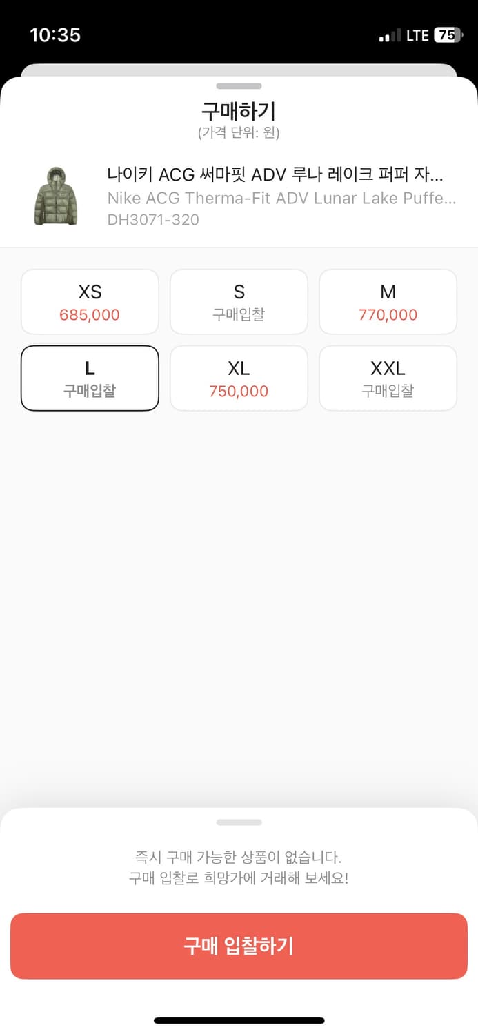 나이키 acg 사이즈 L 상품이미지4