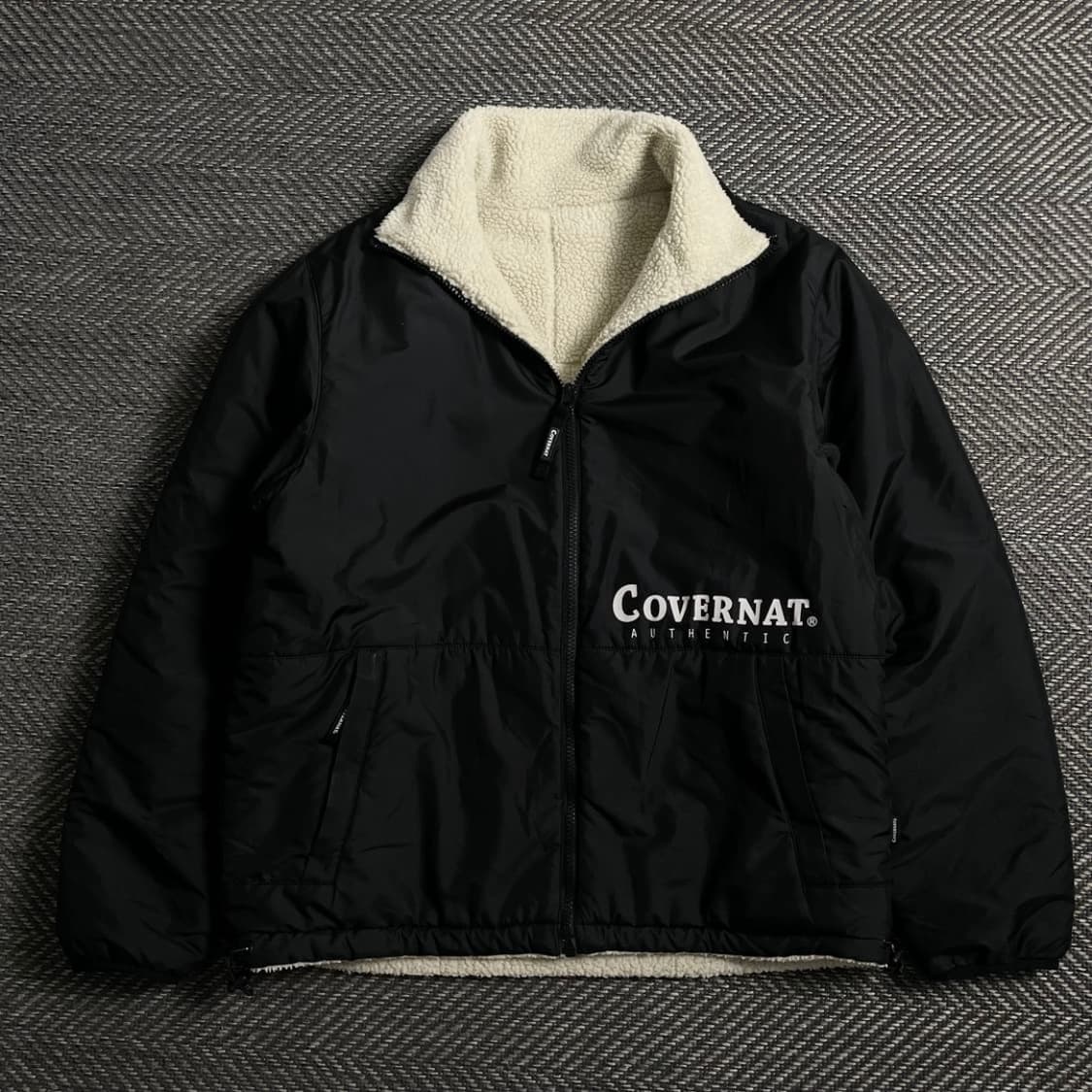 커버낫 빅로고 리버시블 플리스 자켓 o 4864 상품이미지1