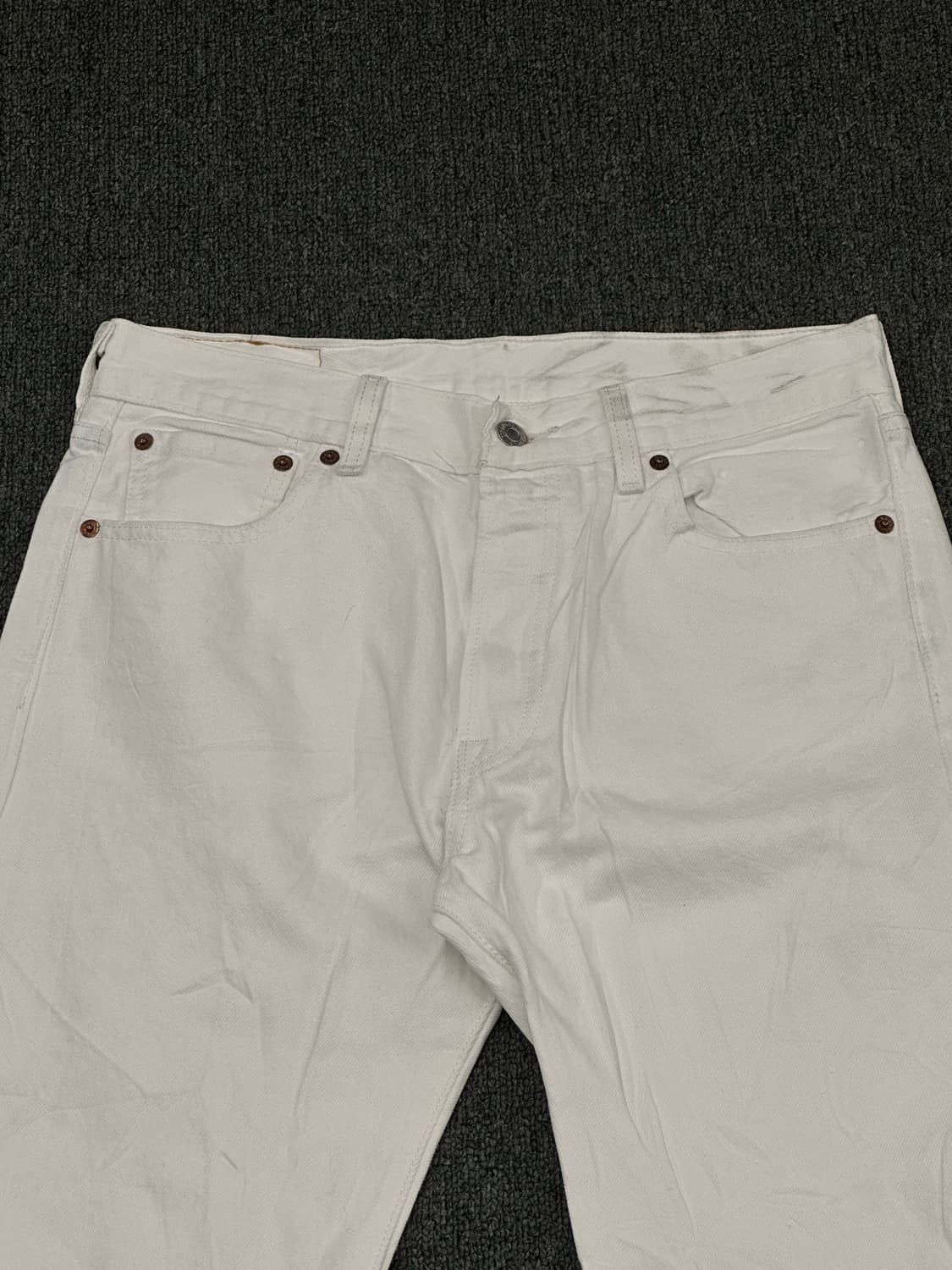 32)Levi’s 501 빈티지 화이트 데님팬츠 상품이미지3