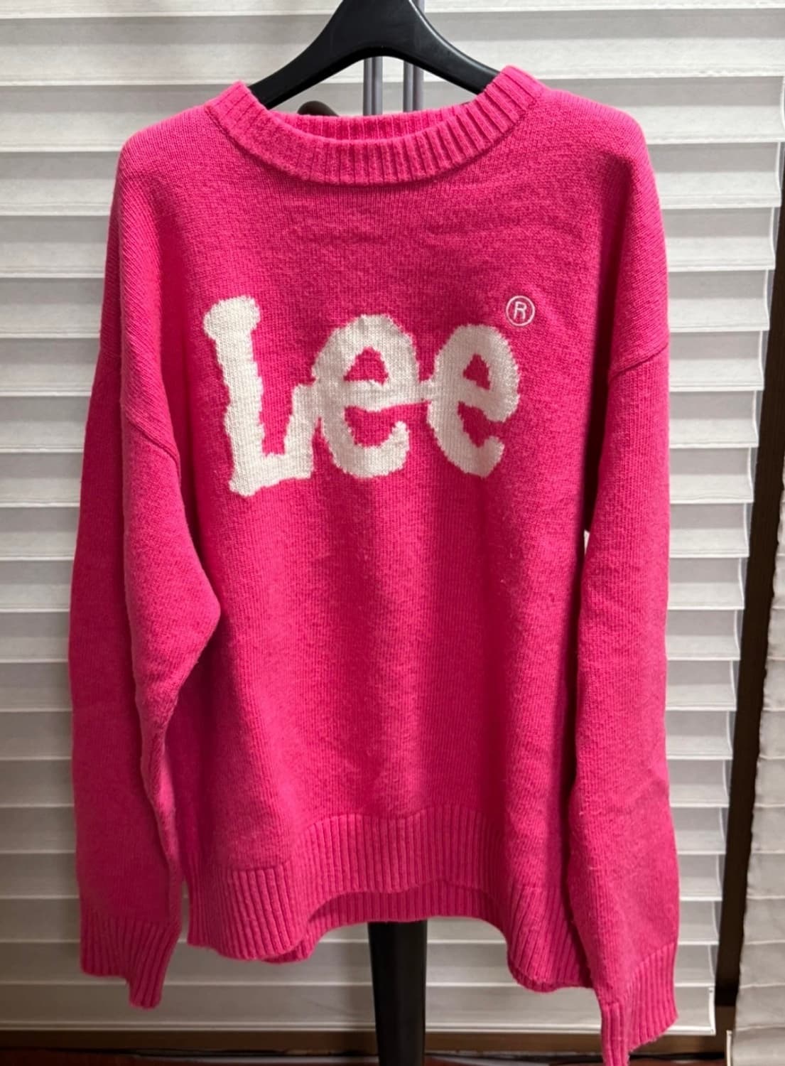 Lee 울 니트 / Lee 니트 / 핫핑크 니트 상품이미지2