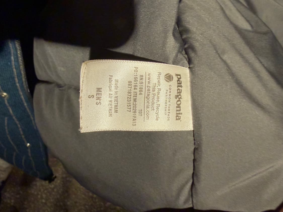 파타고니아 40주년 다운 베스트 상품이미지5