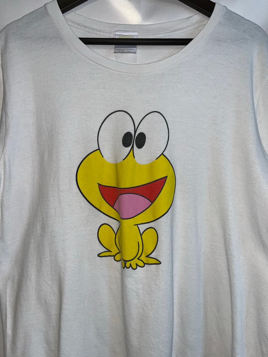 90s ~ 00s 일본 빈티지 캐로피 개구리 캐릭터 프린팅 반팔 티셔츠 상품이미지1