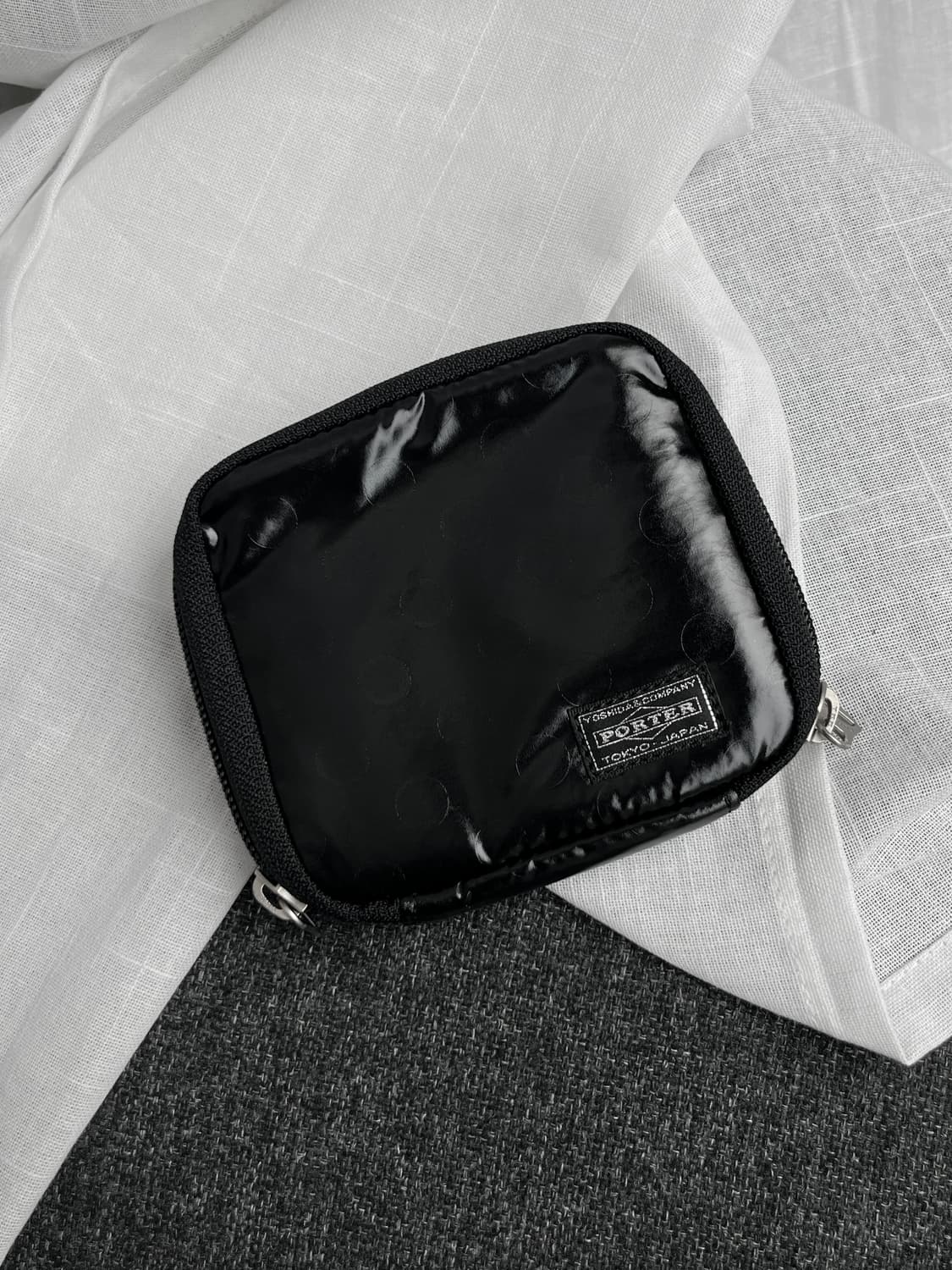 Porter 포터 도트 지갑 블랙 상품이미지8
