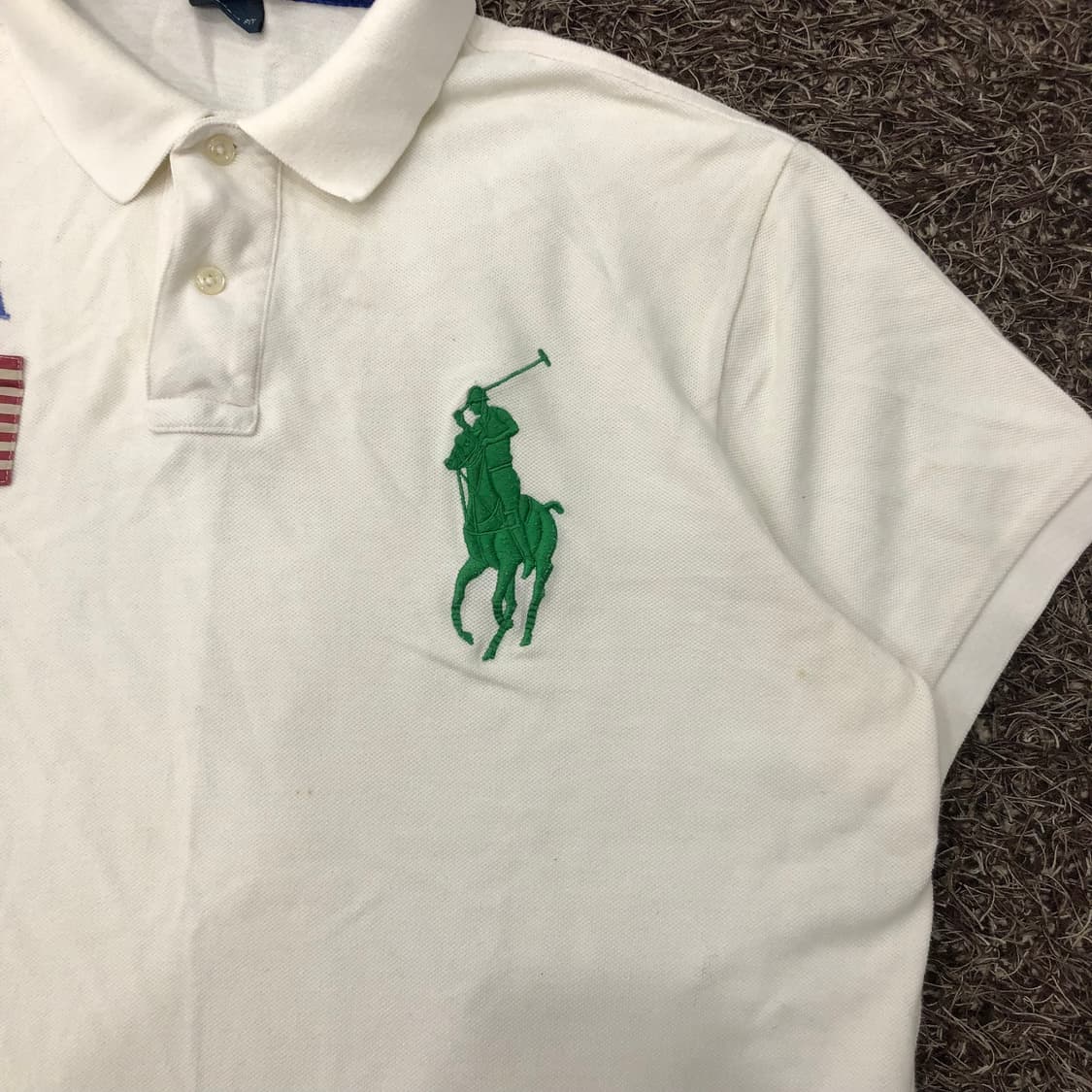 폴로 랄프로렌 빅포니 USA 성조기 치프키프 PK 반팔 카라 티셔츠 상품이미지3