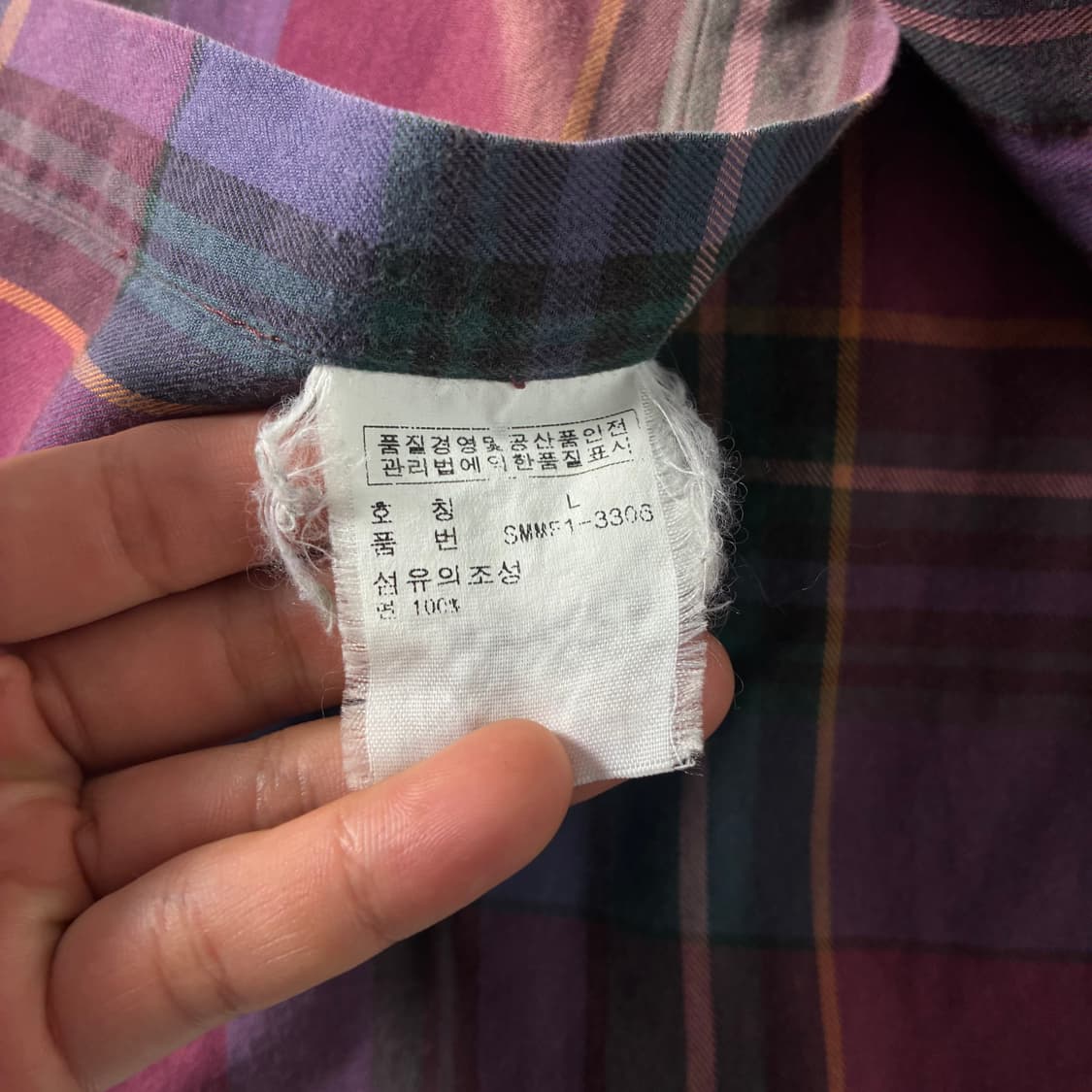 Polo  폴로 랄프로렌 자수 코튼 타탄체크 셔츠  상품이미지5