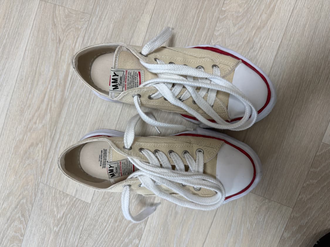 메종 미하라 야스히로 피터슨 OG 솔 캔버스 로우탑 EU44 상품이미지4