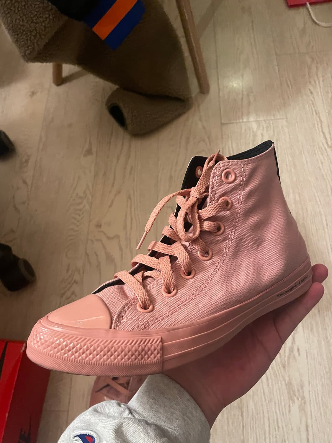 초희귀 빈티지 컨버스 척테일러 opi 올핑크  사이즈235 판매! 상품이미지1