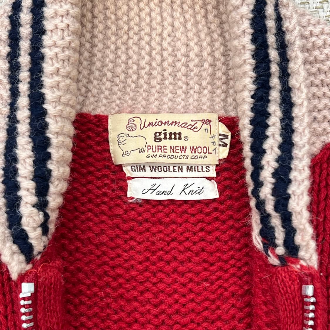 gim 재팬 핸드메이드 니트집업 r2756 상품이미지5