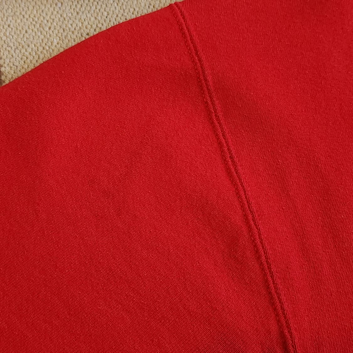 90s 빈티지 러셀 스웻셔츠 러셀 블랭크 레드 플레인 스웻셔츠 xl 상품이미지10
