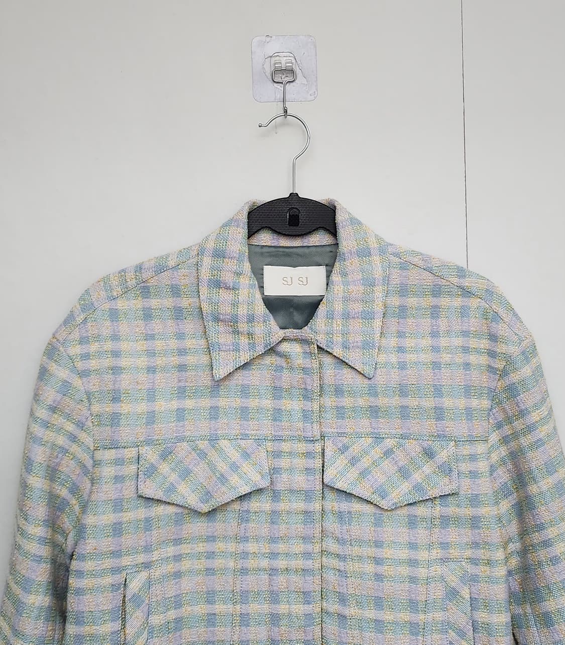 SJSJ 에스제이에스제이 95 66 체크자켓 크롭자켓 상품이미지7