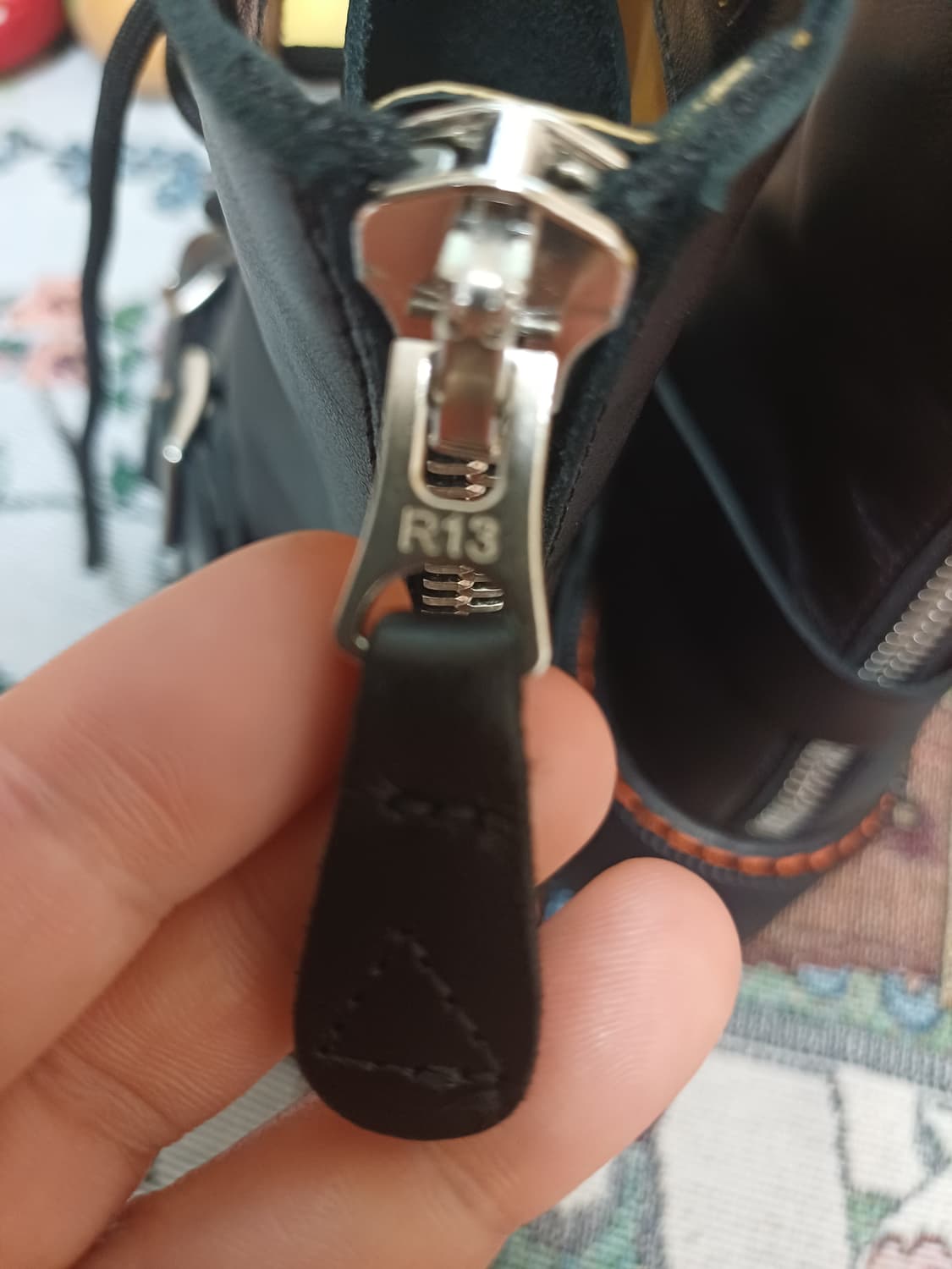 R13 알써틴 블랙스트랩 더블스택부츠 상품이미지8