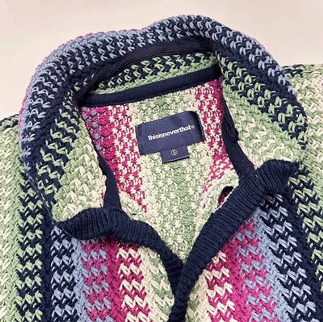 디스이즈네버댓 크로켓 니트자켓  상품이미지3