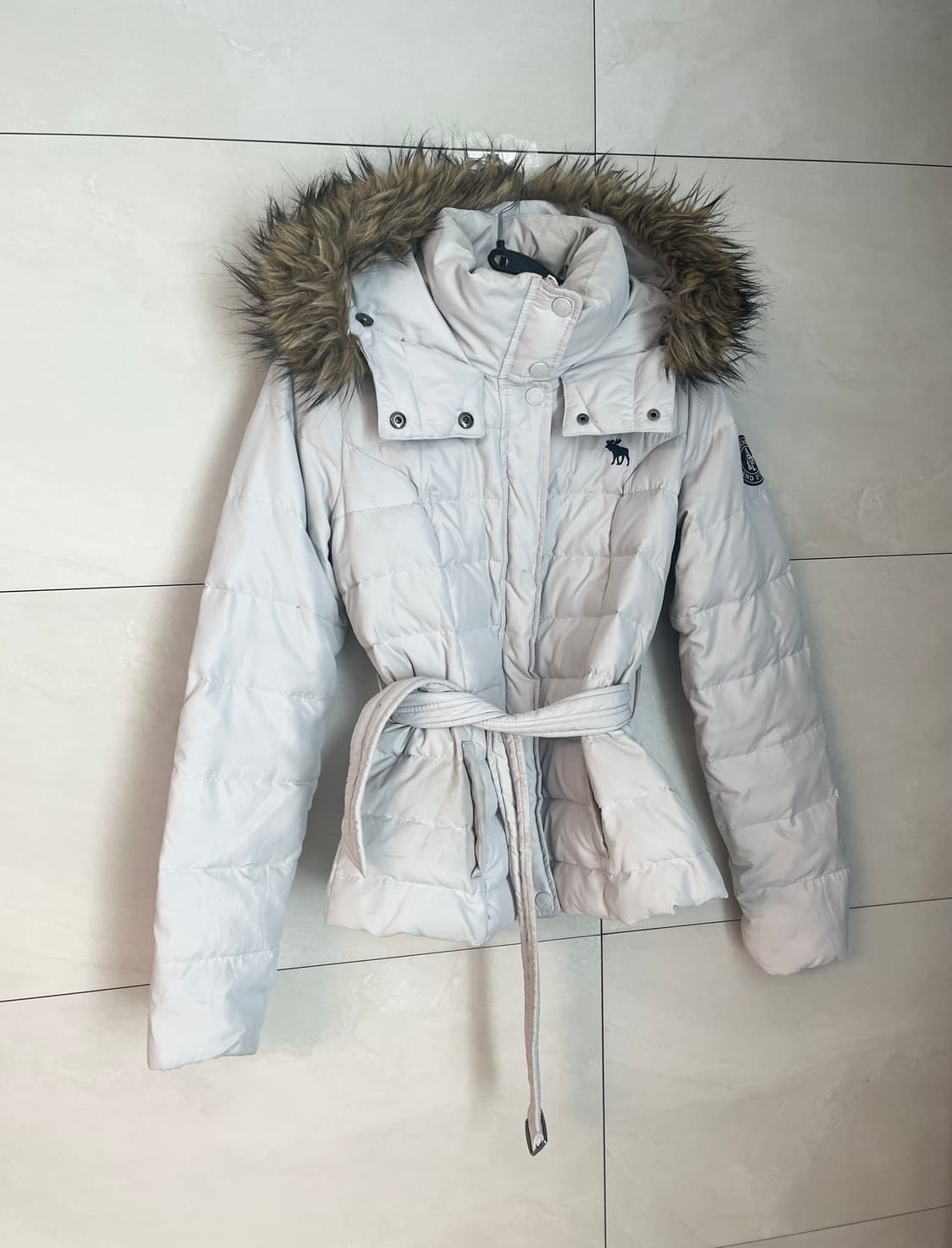 극희귀 아베크롬비 벨티드 울프죠 패딩 [S] 상품이미지2