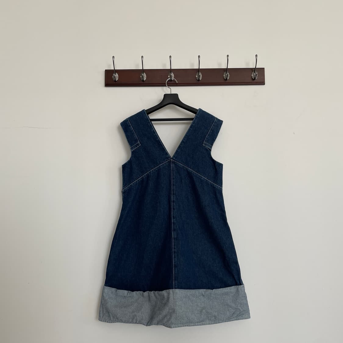 코스 데님 민소매 원피스 상품이미지2