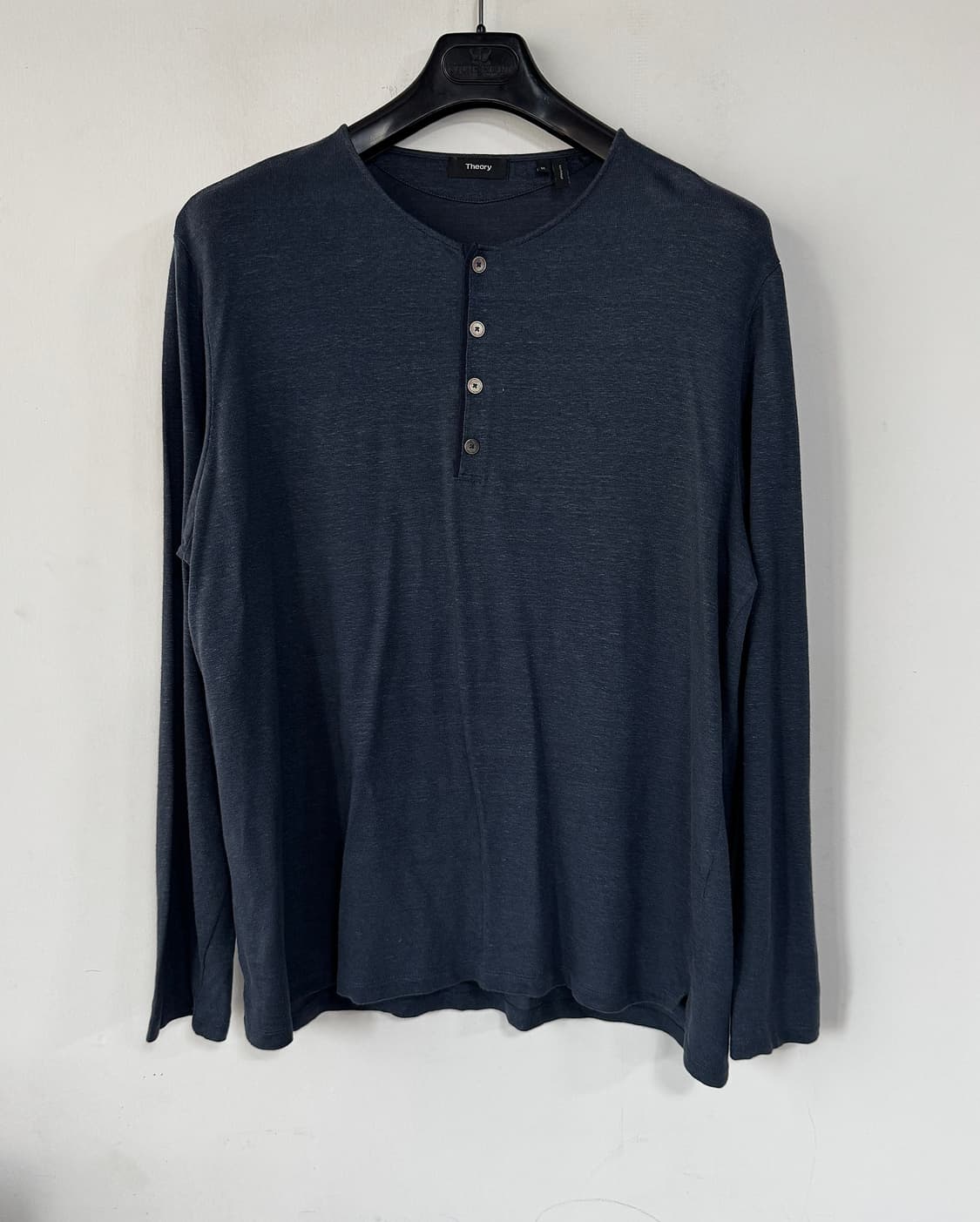 띠어리 헨리넥 린넨 롱 슬리브 상품이미지3