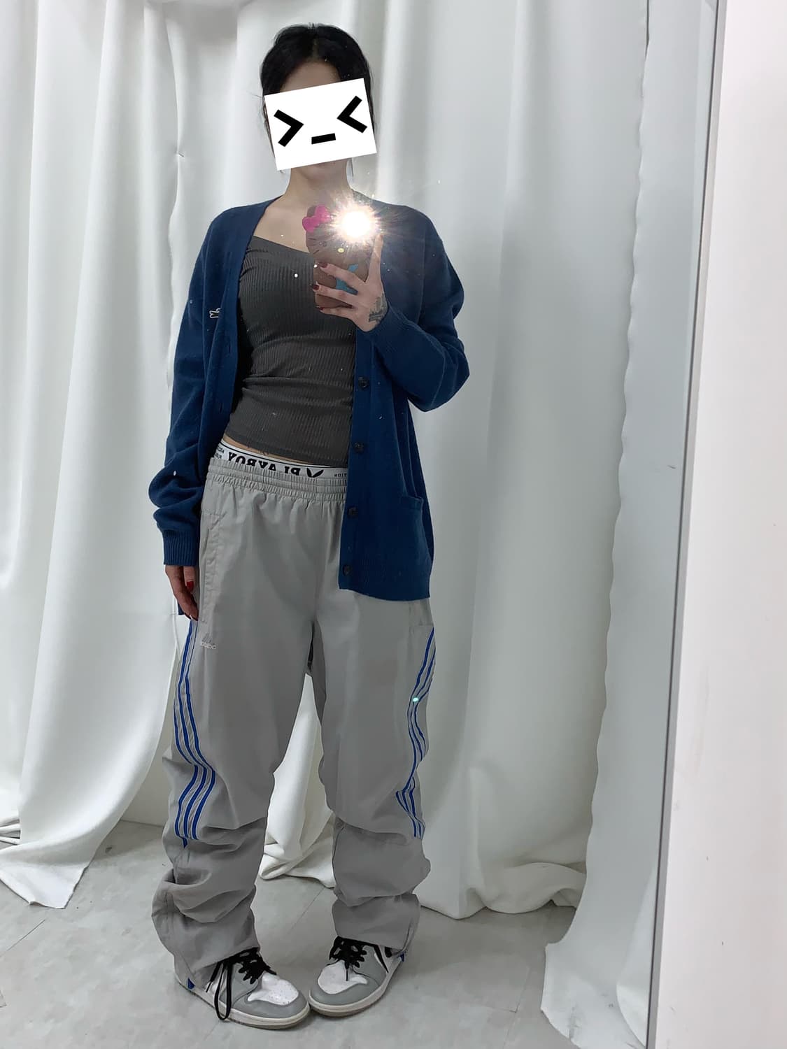 아디다스 그레이 트랙팬츠 상품이미지1