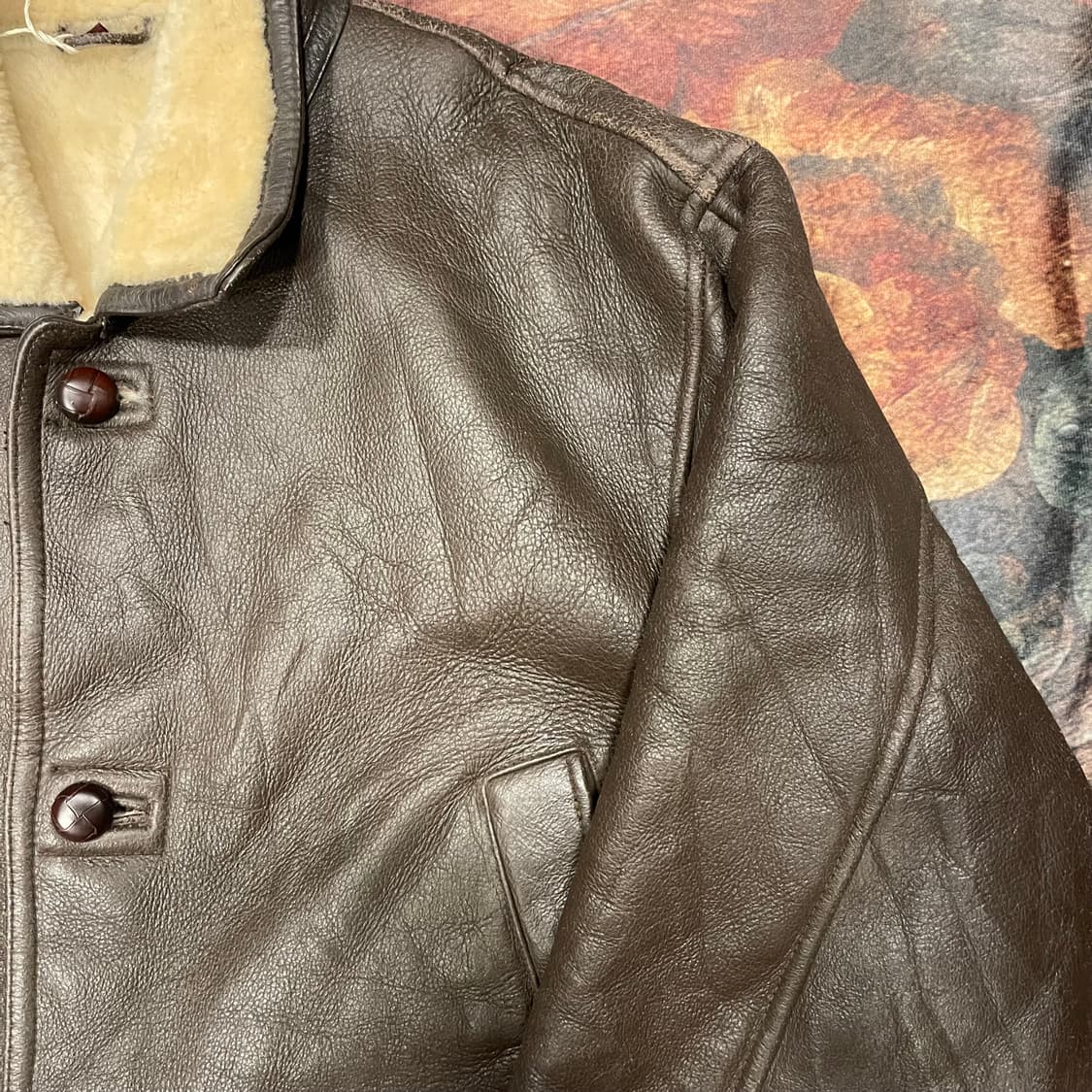 일본 빈티지 LOLDANTHONY 가죽무스탕 L 상품이미지2