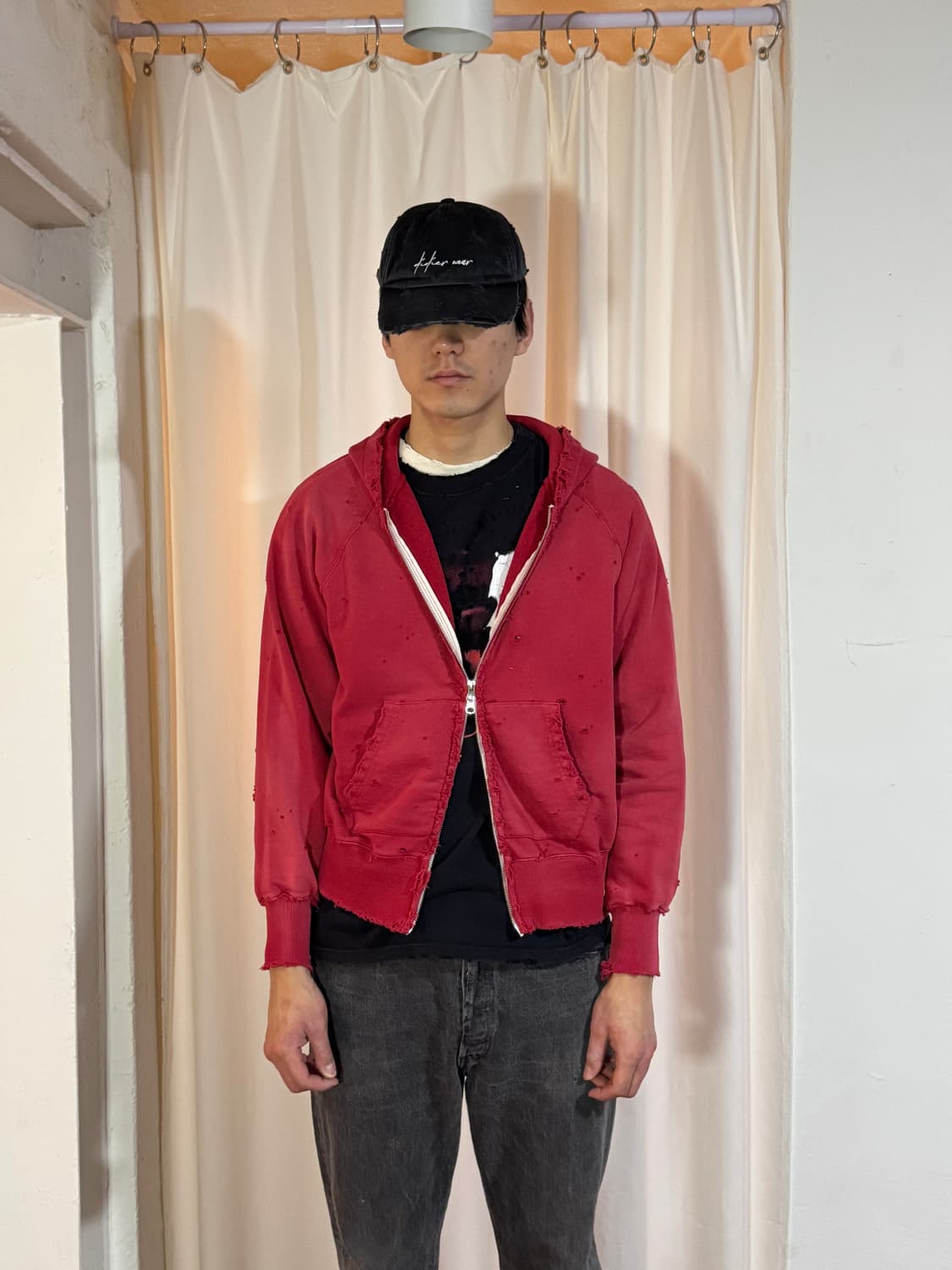 Didier wear merch 2 way hoodie zip parka 상품이미지3