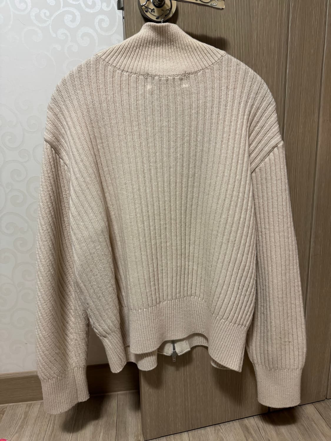 마뗑킴 니트집업 크림 상품이미지2