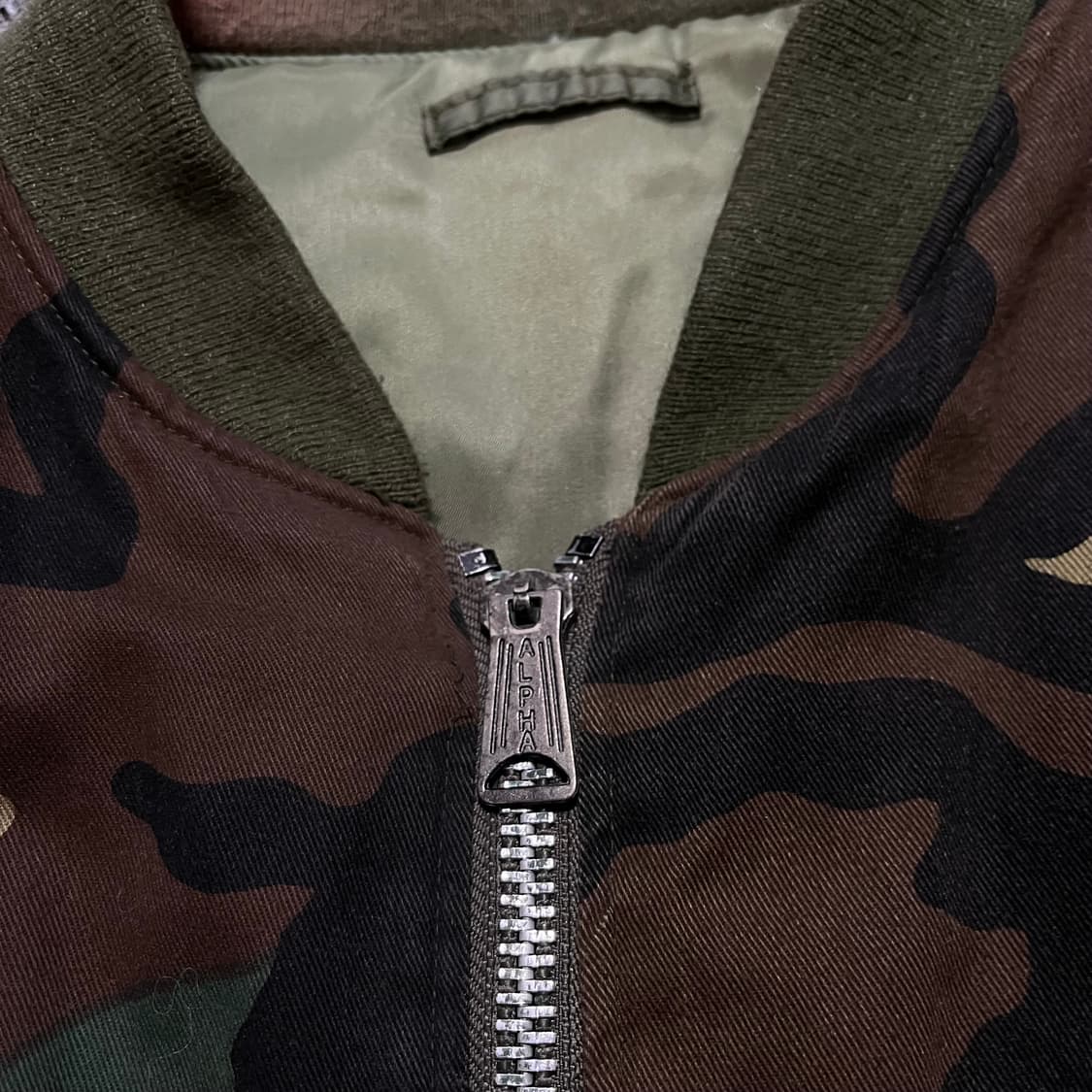 빈티지 알파인더스트리 리버시블 ma-1  상품이미지7