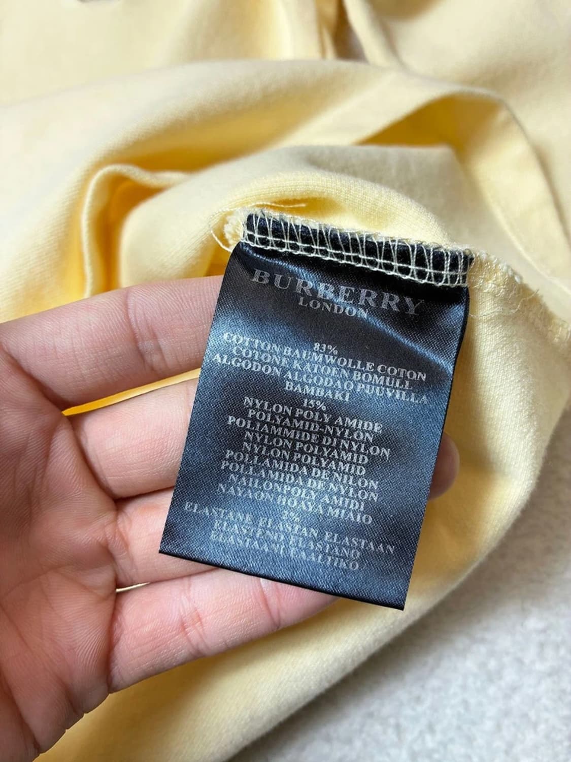 버버리 90's 오픈 카라 롱 슬리브 PN6434 상품이미지8