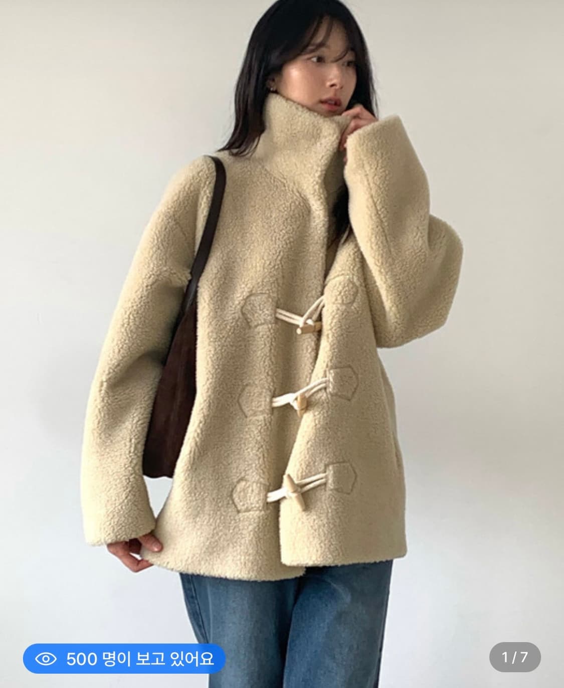 엔오르 EN OR 리버서블 무스탕 상품이미지1